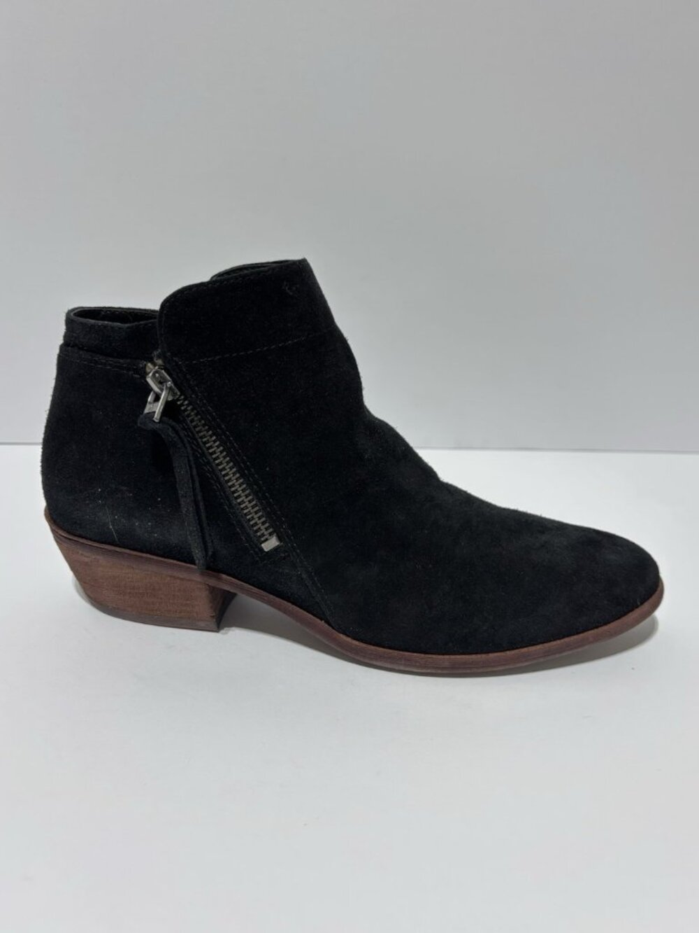 Sam Edelman Women’s Packer Black Suede Ankle Booties, Size 8.5 M